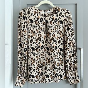 & Other Stories Animal Print Blouse